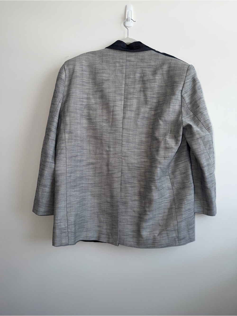 Remain Birger Christensen Oversized Two-Tone Herringbone Blazer power suit 4 - Picture 5 of 12